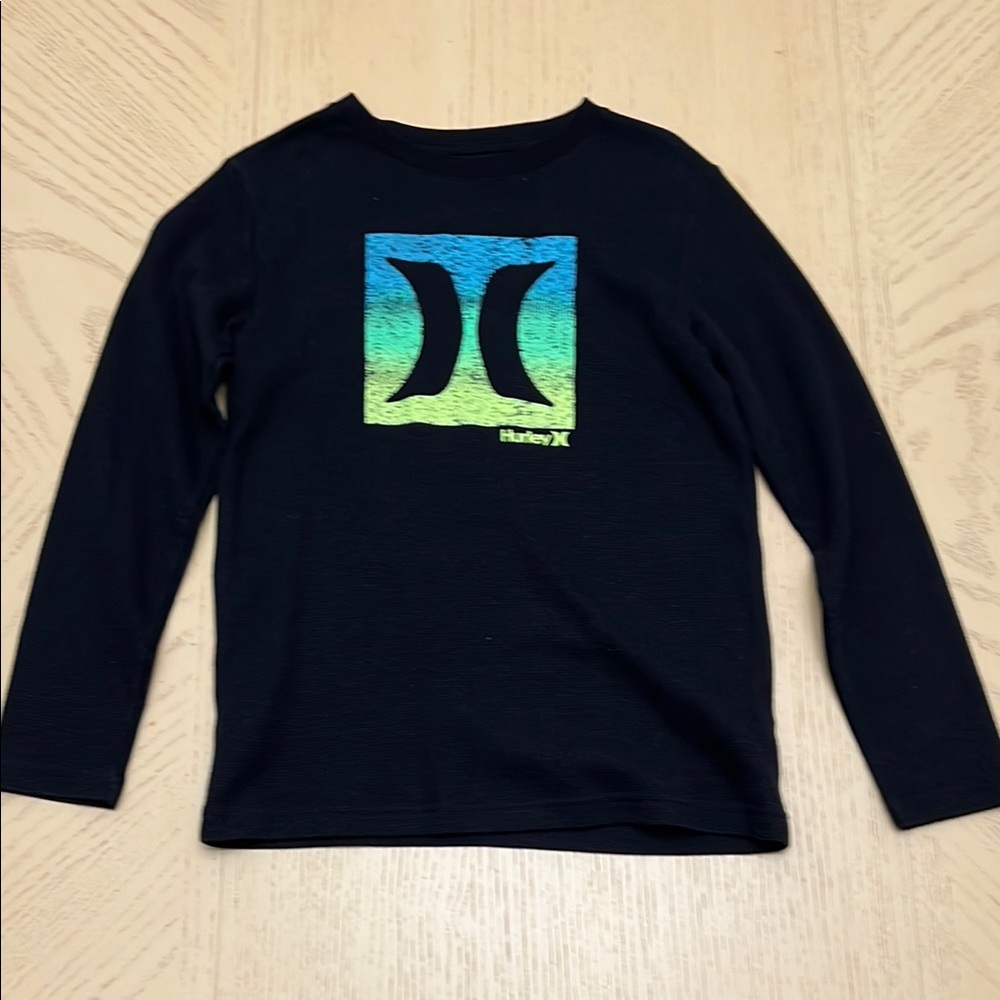 Hurley Kids Black Long Sleeve Shirt